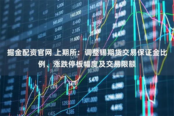 掘金配资官网 上期所：调整锡期货交易保证金比例、涨跌停板幅度及交易限额